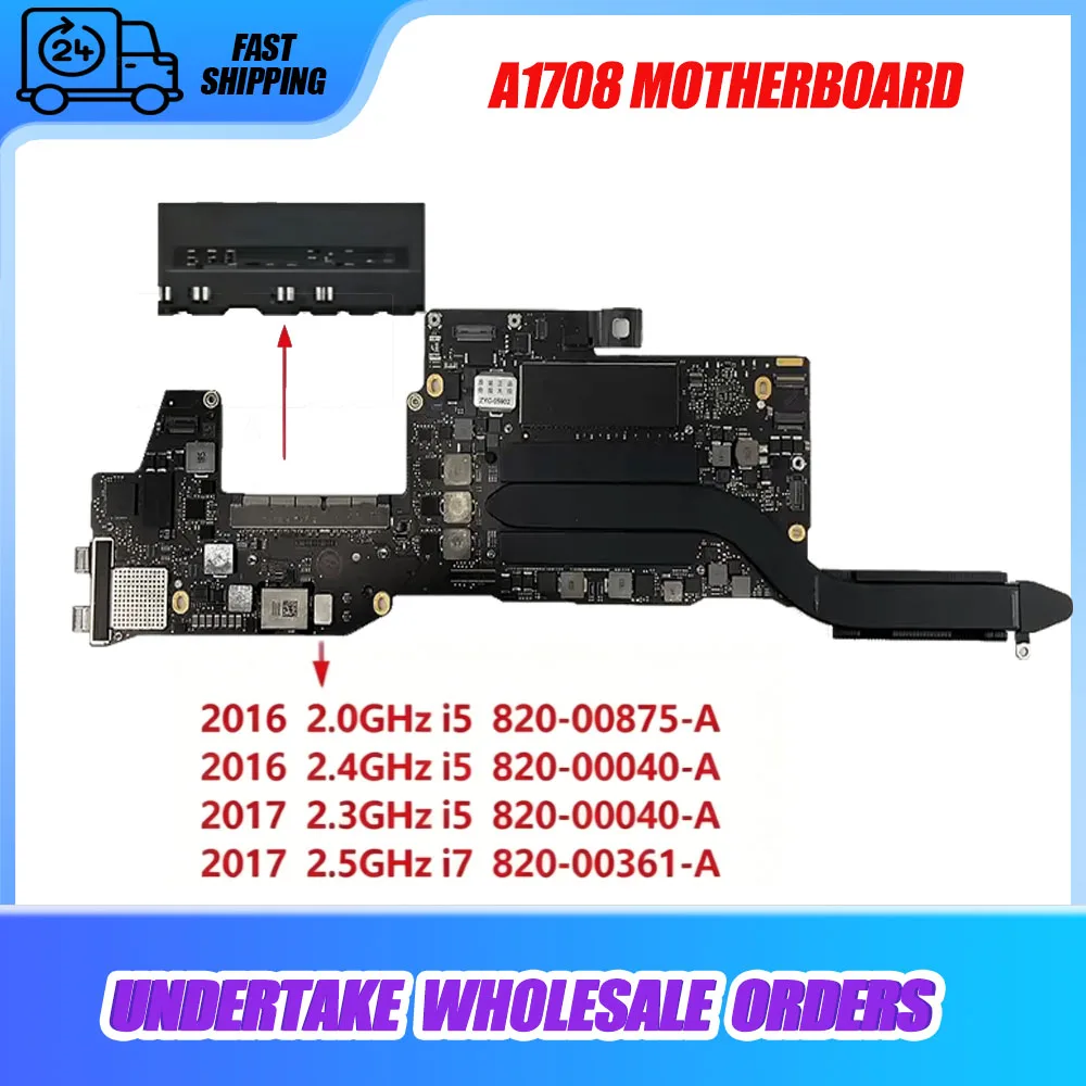 Original A1708 Motherboard for MacBook Pro 13