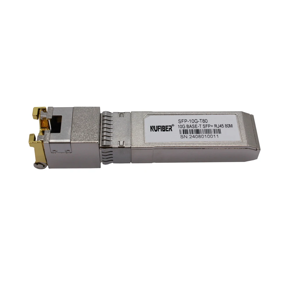 10/100/1000M/2.5G/5G Fiber Optic Equipment  Copper RJ45 SFP Transceiver Module 0-70℃ 100m Compatible Many Brands Switches