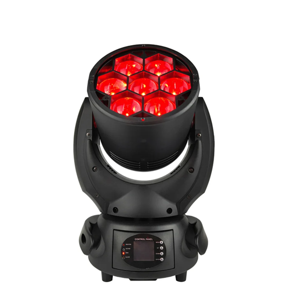 1Pcs/lot Good quality cute lovely Big Bee Eye 7x40w Moving Head Light for ktv show