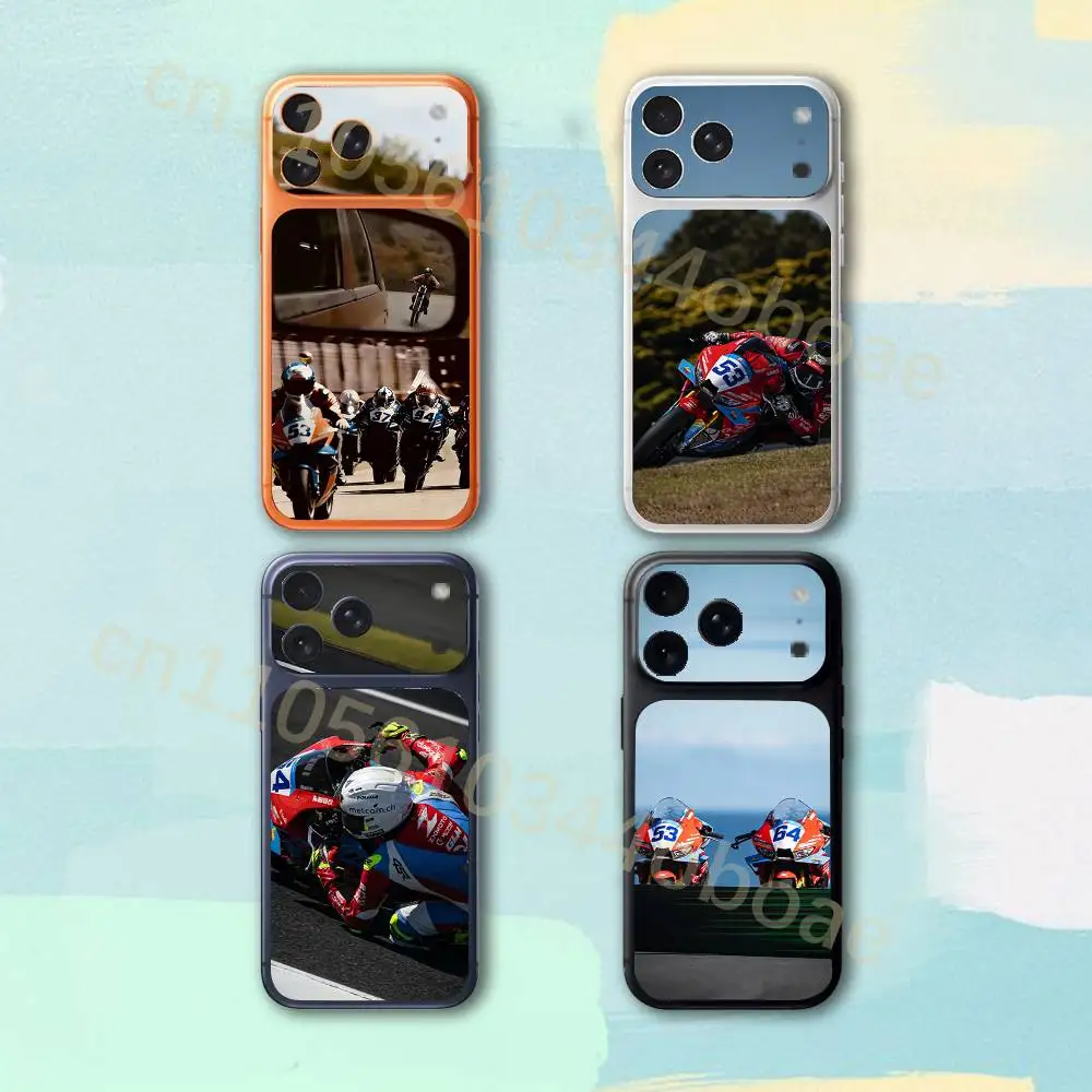 

W-WSBK 53 Valentin Debise For Apple iPhone 17Pro,17Pro Max Battry Back Cover with Camera Decal Skin Rear Protective Sticker Film