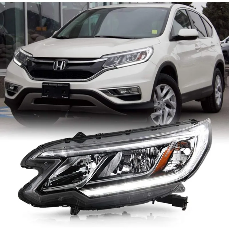

ACANII - For 2015-2016 CRV EX EX-L SE Halogen Type w/LED DRL Headlight Headlamp Assembly Replacement Driver Side