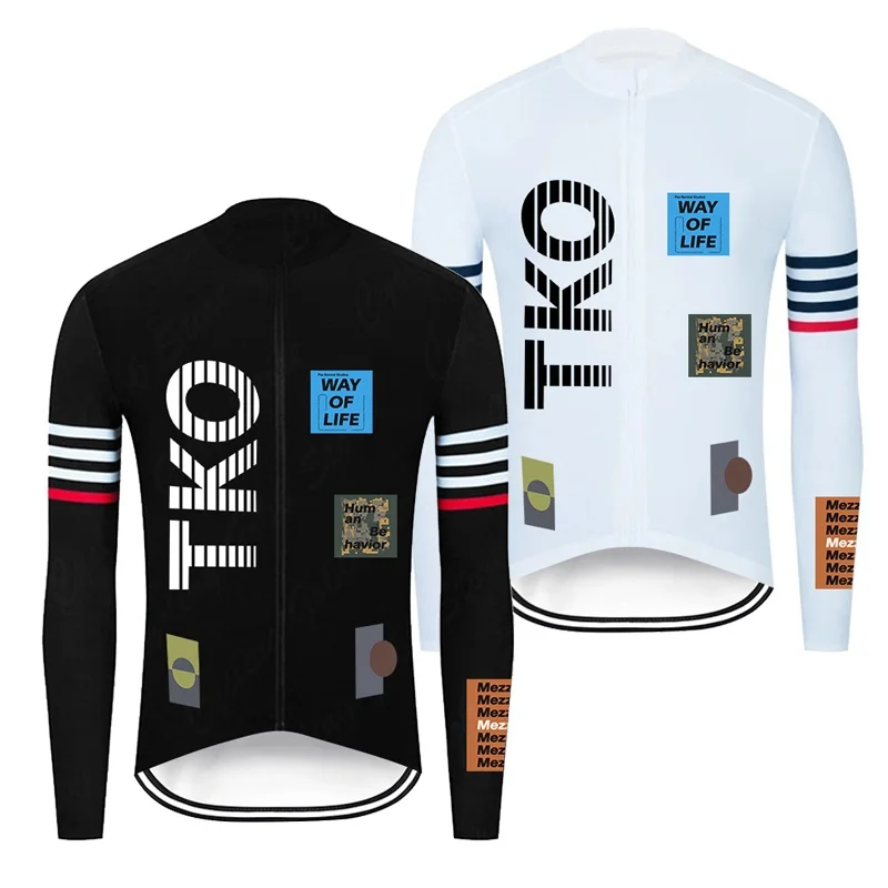 

2025 TKO Men's Autumn Cycling Jersey Set Long Sleeve MTB Bicycle Sportswear - Compression Quick Dry Comfortable Fit
