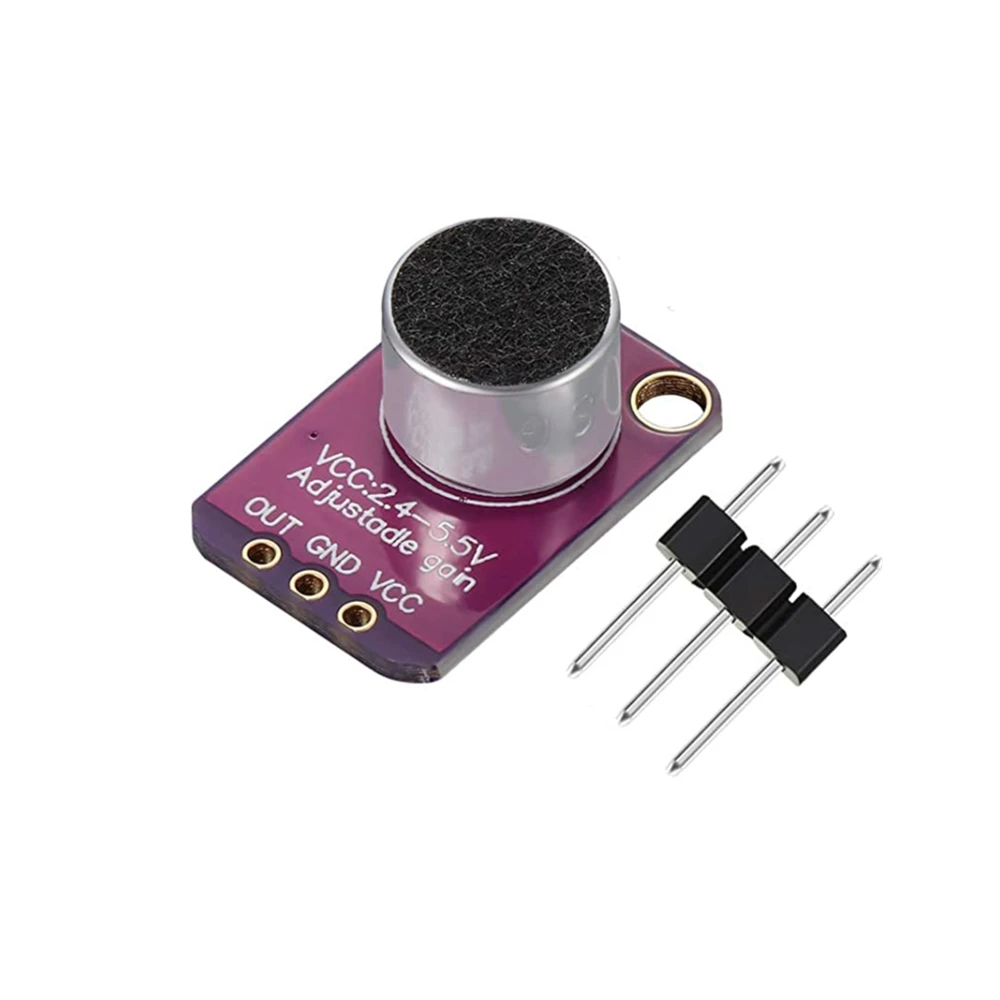 MAX9814 Mikrofon AGC Amplifier Papan Modul Auto Gain Control Serangan UNTUK Arduino MAX4466 PCB Diy Kit