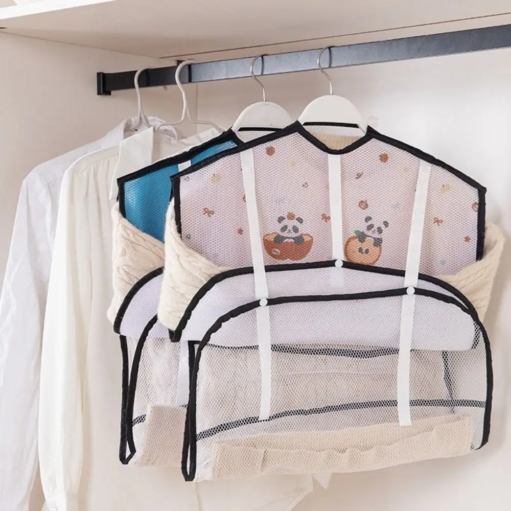 

Folding Laundry Drying Net Space Saving Quick-Dry Mesh Clothes Drying Net Breathable Cute Mesh Clothes Hanger Indoor Outdoor