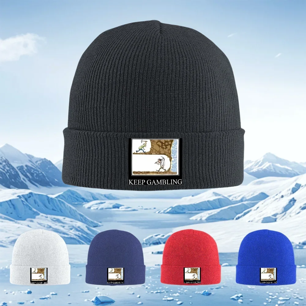 2026 Miners working diamond discovery progress Men Women Unisex Knitted Hat Beanie Pullover Cap Winter Thermal Warm Christmas Ou