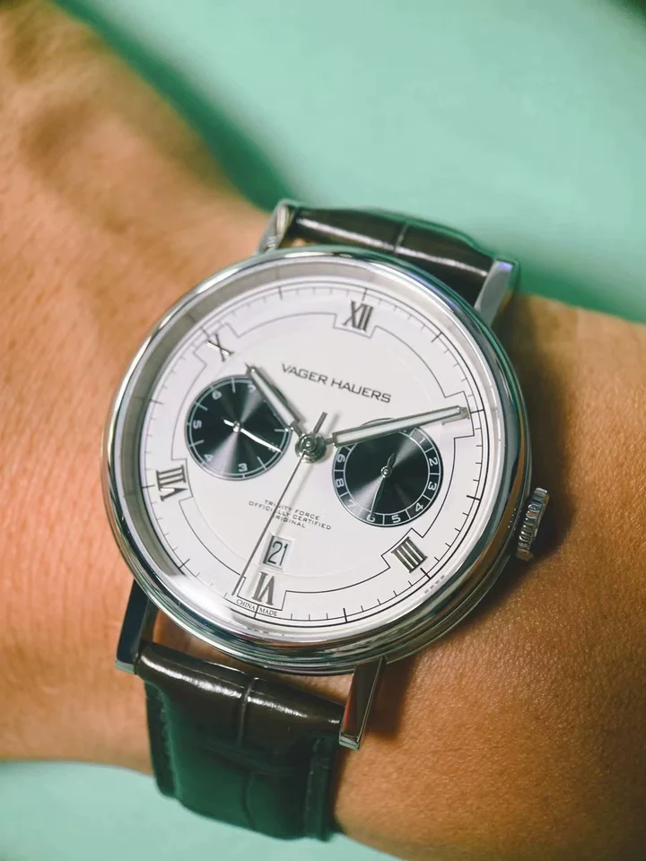 New Year's Gift Guochao Panda Plate Watch Men's Ultra-thin Automatic Mechanical Watch Calendar Week Waterproof Men's Watch