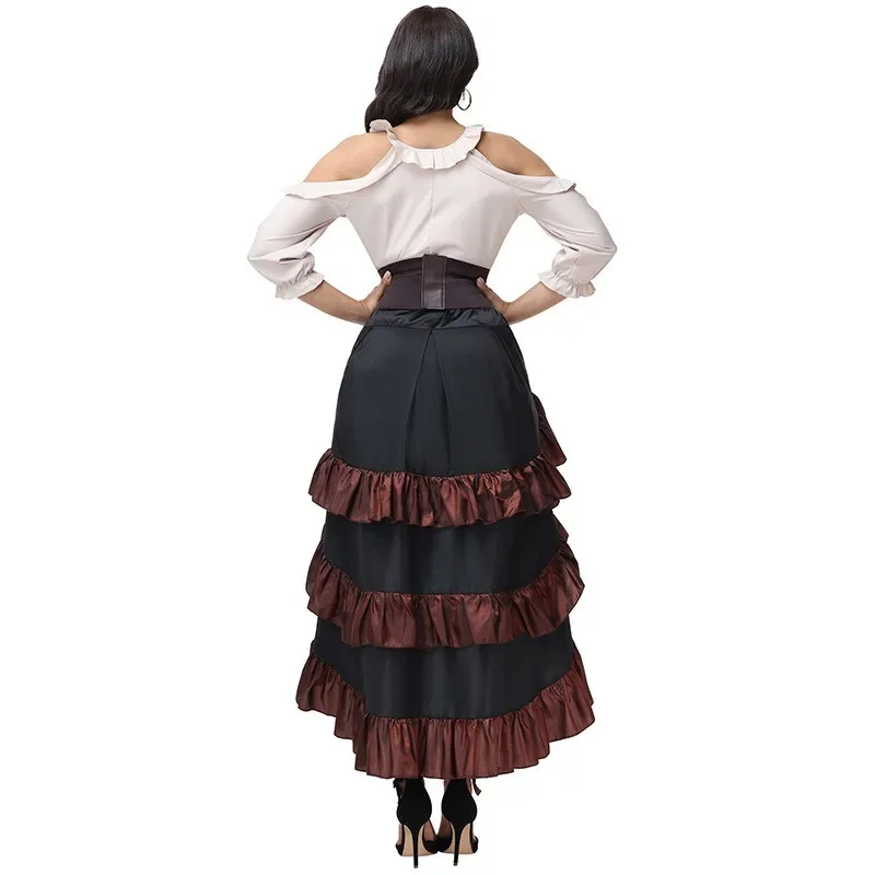 Vestido Gótico Hombro Descubierto - usage example