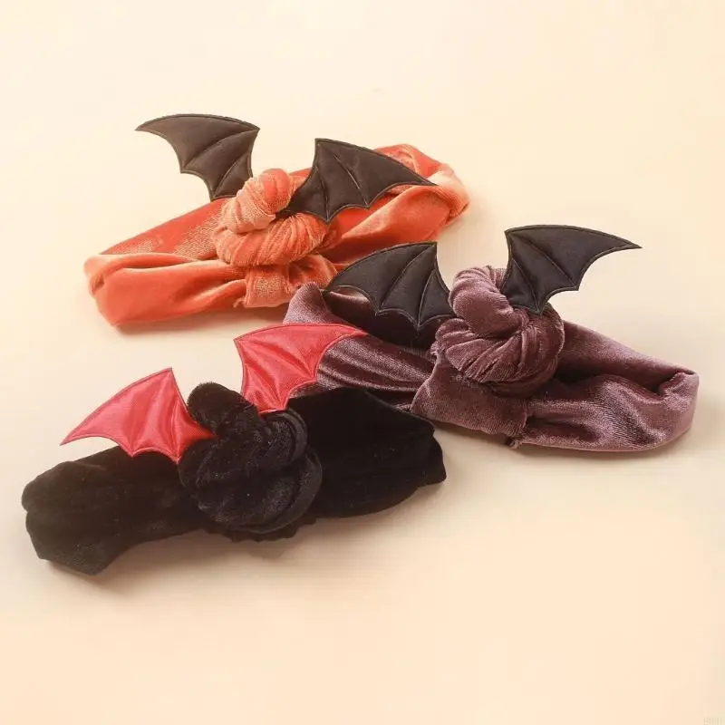

E06F Baby Headband Halloween Hairband for Boys Girls 0-36Month Knot Headdress High Stretchy Headwear