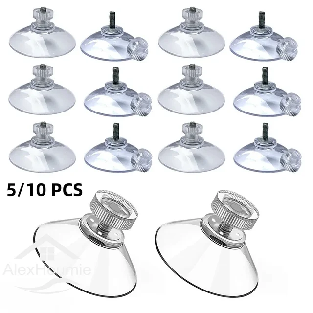 5/10 sztuk przyssawki ze śrubą 25/32/41/53mm plastikowy uchwyt na przyssawkę przyssawka z PVC z nakrętką śrubową do okna łazienki osłona samochodu
