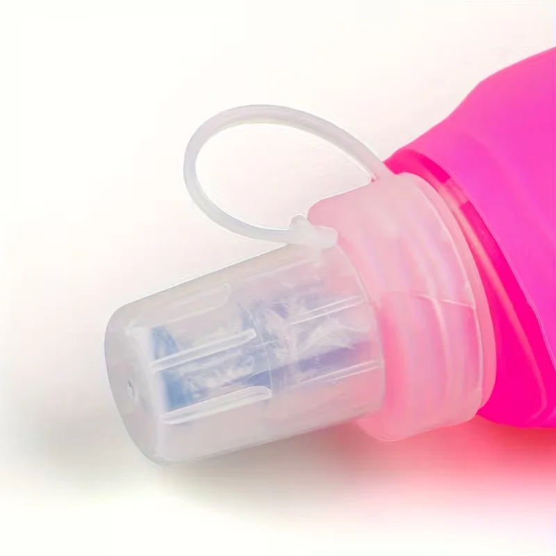 WRELS Collapsible Folding Water Bottle TPU BPA-Free Outdoor Sport Marathon Leak Proof Soft Flask Running Hydration Water Bottle view 6