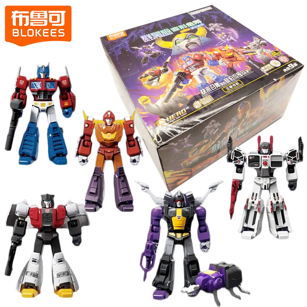 

New Original Blokees Transformers Galaxy Version Blind Box Toys Adorable Anime Peripheral Collectibles Desktop Ornaments Gifts