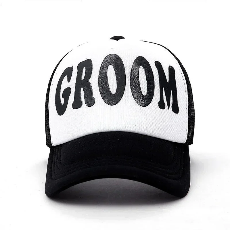 Personalized Bride to Be Groom Groomsman Bridesmaid Party Hats for Bachelorette Hen Night Wedding Engagement Bridal Shower Decor