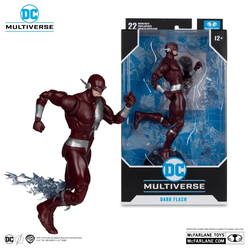 McFarlane Original Anime Figure DC MULTIVERSE DARK FLASH Action Figure Toys for Kids Gift Collectible Model Ornaments