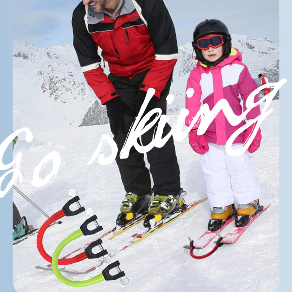 Ski Tip Connector For Beginners Ski Wedge Aid Connector For Children Adults Outdoor Training Exercise Snowboarding Accessories