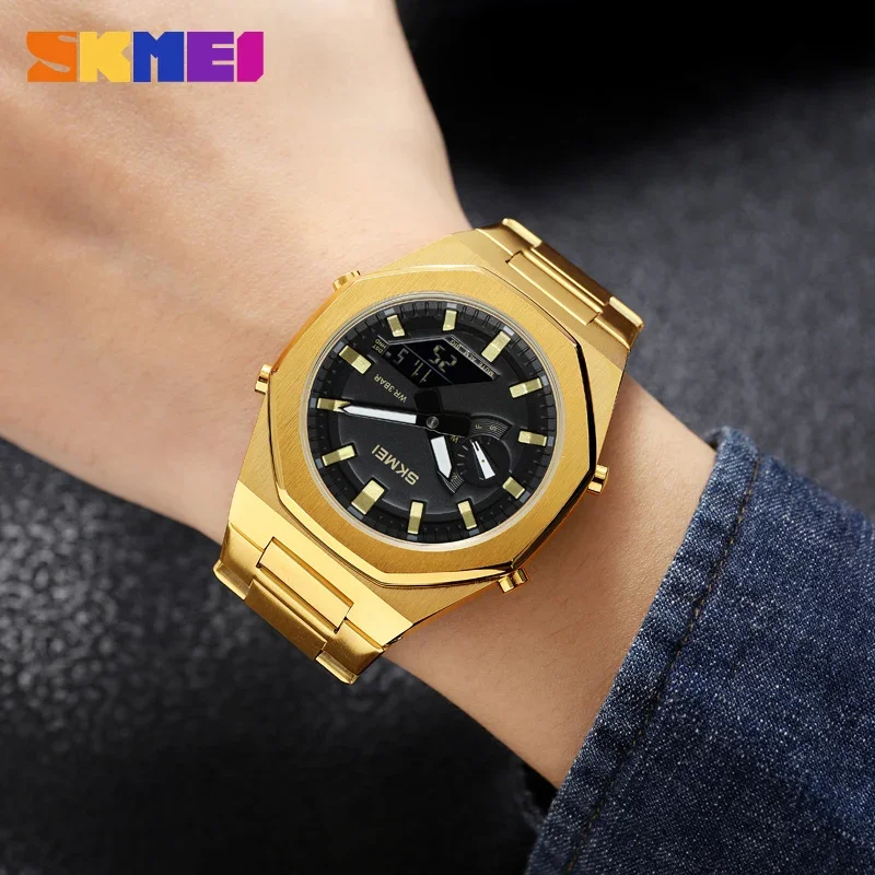 SKMEI 1816 Sport Watch For Man Fashion Casual Quartz Wristwatches Digital Chronograph Back Light Waterproof Watch Male Clock