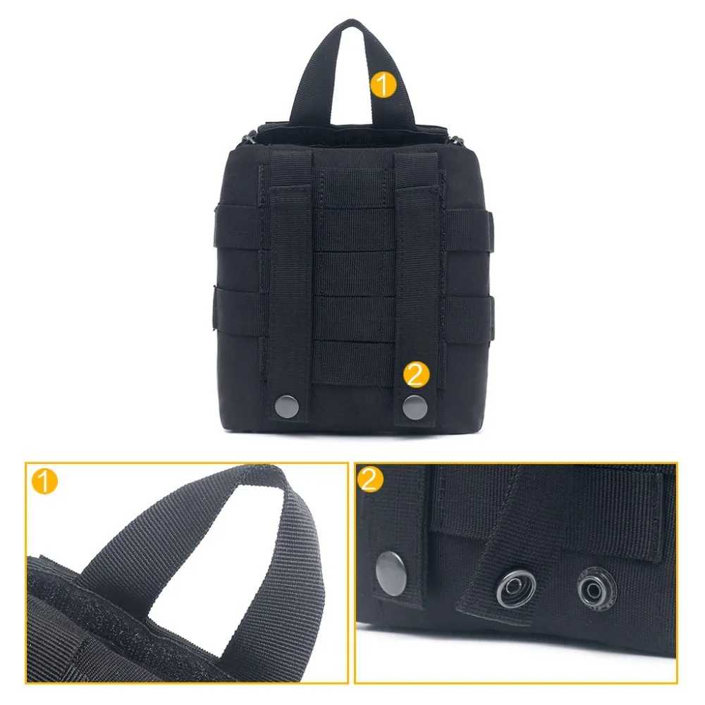 Taktische Molle EDC Medizintasche Erste-Hilfe-Set Notfall-Outdoor-Camping-Wandern Überlebens-IFAK Jagdzubehör Organizer – Detail 3