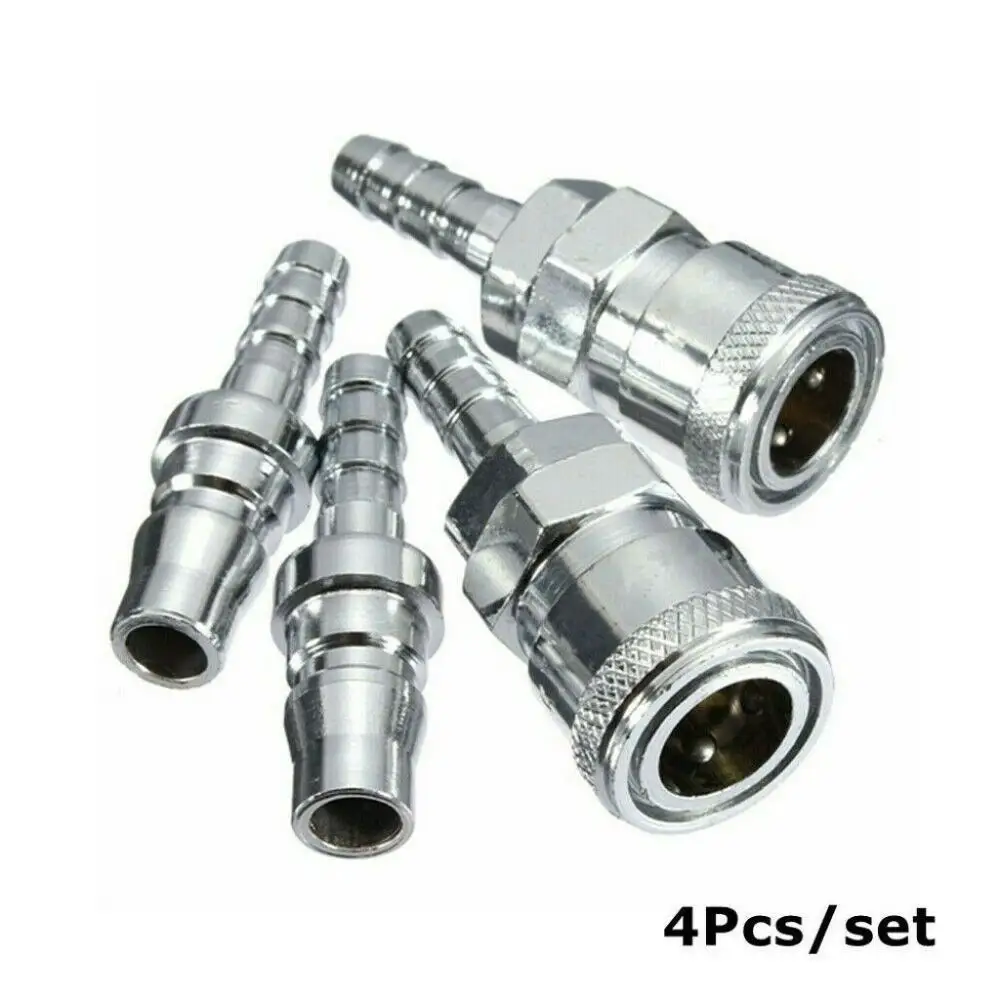 4Pcs Quick Release 8mm Gas Hose Copper Nozzle Connector Set For Motorhome Caravan Garden Water Connectors