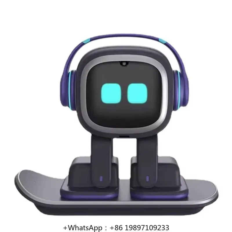 In Stocks Desktop Toys EMO AI Robot Intelligent Emotional Interactive Voice Smart Children Go Home Emo
