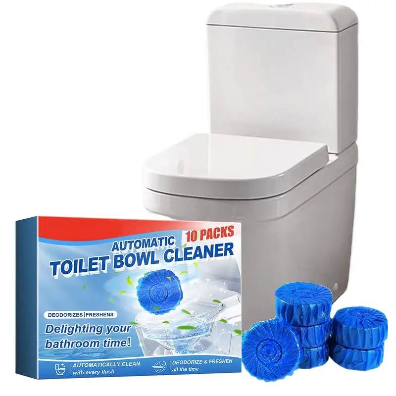 

Toilet Cleaning Ball 10Pack Bathroom Cleaning Supplies Bathroom Toilet Tank Cleaner Effective Quick Foaming Action For Home