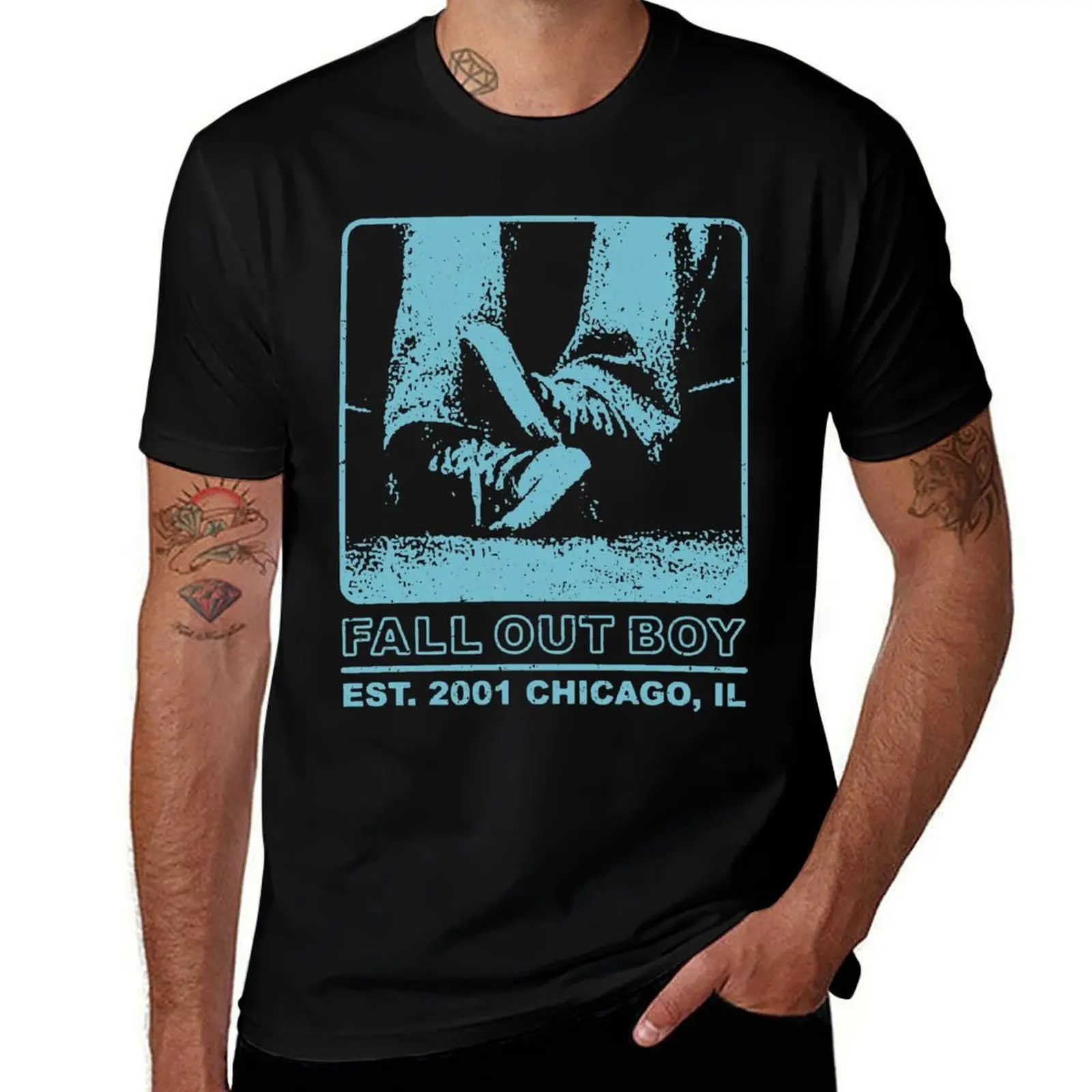 

2001 Shoes T-Shirt baggy shirts blue archive sublime Men's t-shirts