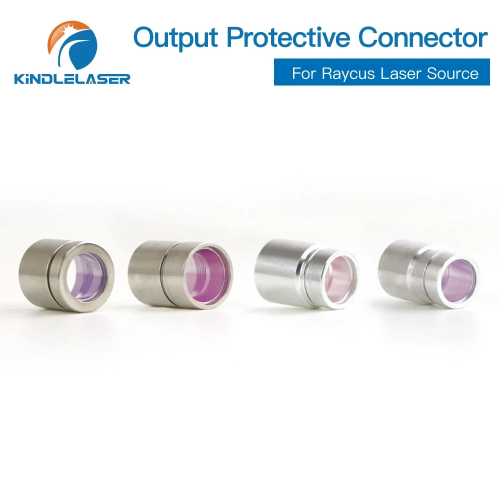 Kindlelaser Fiber Laser Source QBH Output Connector Protective Window Lens Group for Raycus Laser Cutting Head and Source Cable