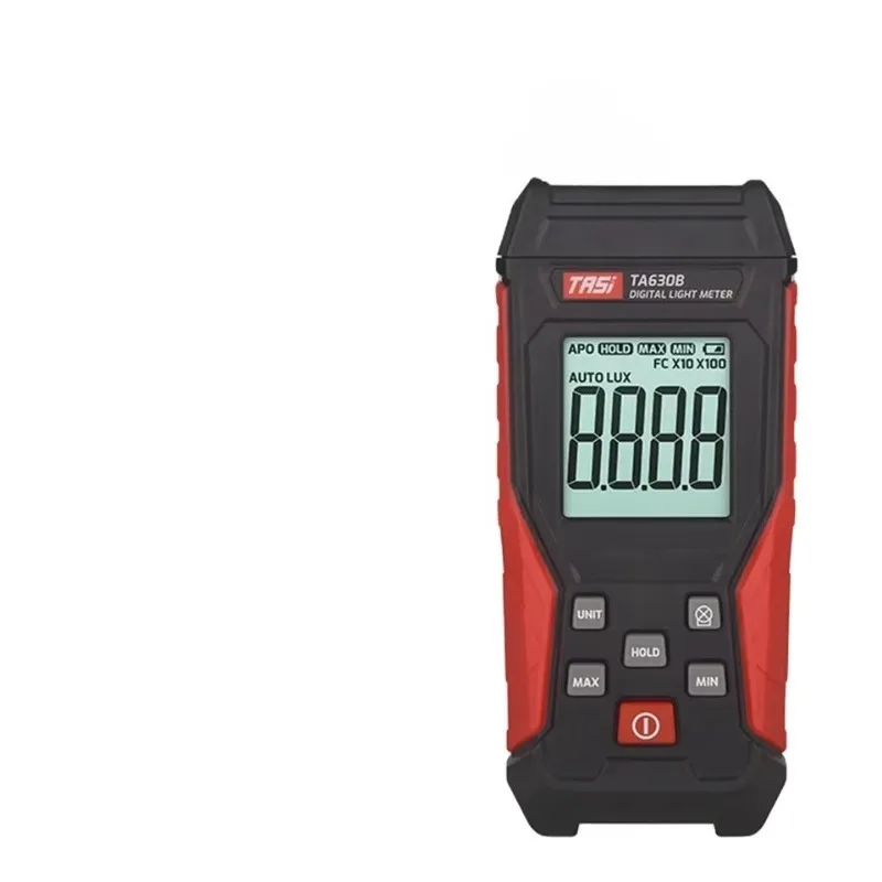 TA630A TA630B Digital Lux Meter Backlit LCD Screen 0.1~200000LUX & 0.01~20000FC Light Sensor Illuminance Photometer Detector