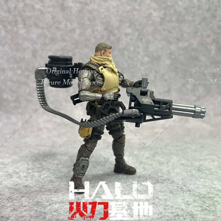 1/18 Scale Soldier Scene Accessories Special Forces Machine Gun Samurai Knife Model Fit 3.75'' Action Figure Acid Rain War Doll