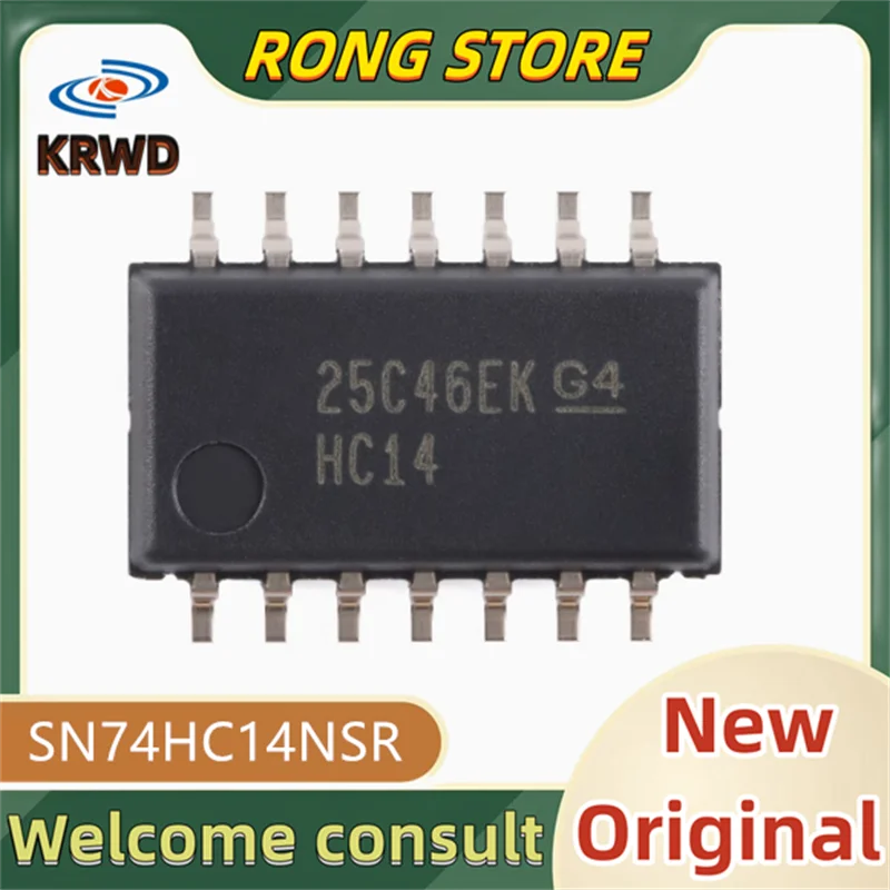 10PCS HC14 New and original SN74HC14NSR SN74HC14NS SN74HC14N SN74HC14 74HC14 SOP-14