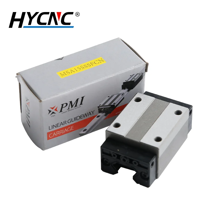 PMI guide slider straight line running bearing square slider MSA15S-N, available in a variety of automated machining centers
