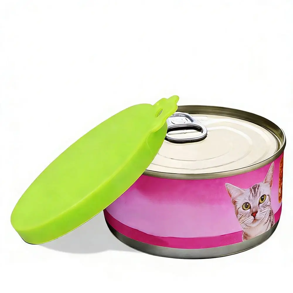 Keep Fresh Box Cover Cans Cap Fresh-keeping Lid Silicone Can Lid Pet Can Covers Food Tin Cover