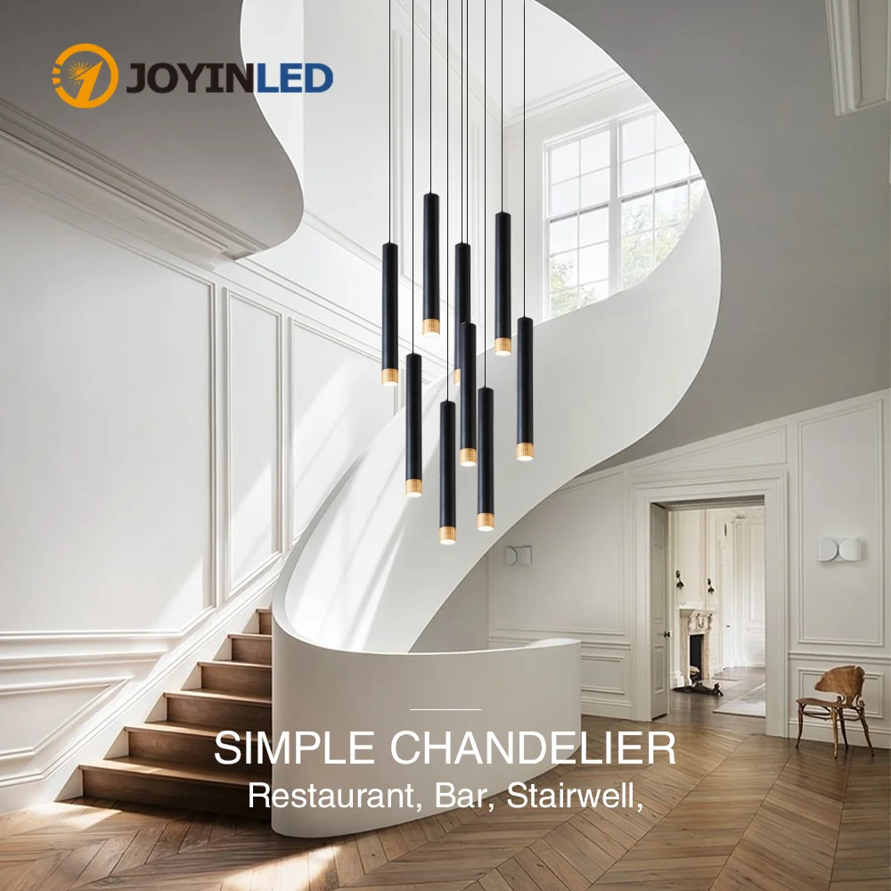 

New hanging line lamp LED catering chandelier bar cashier hall romantic leisure area hanging line lamp