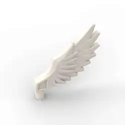 MOC 10PCS 11100 White Angel Wings Building Blocks Kit Body Compatible Bricks Particle DIY Toys Children Kid Birthday Xmas Gifts