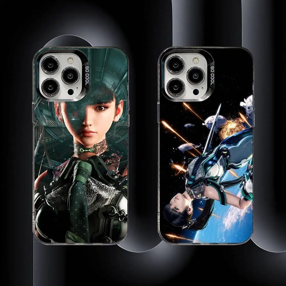 

Stellar Blade Eve 07 Phone Case For iPhone 16,15,14,13,12,11,8,7,Pro,Max,Plus,Mini,XS,SE Anti Fall Black Matte Hard