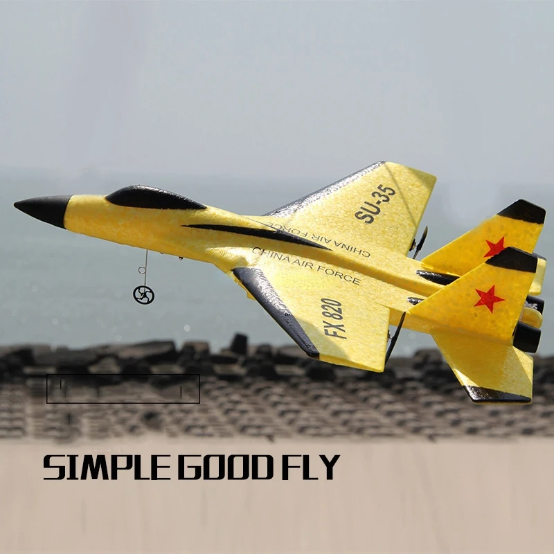 FX620 SU-35 RC Remote Control Airplane 2.4G Remote Control Fighter Hobby Plane Glider Airplane EPP Foam Toys RC Plane Kids Gift