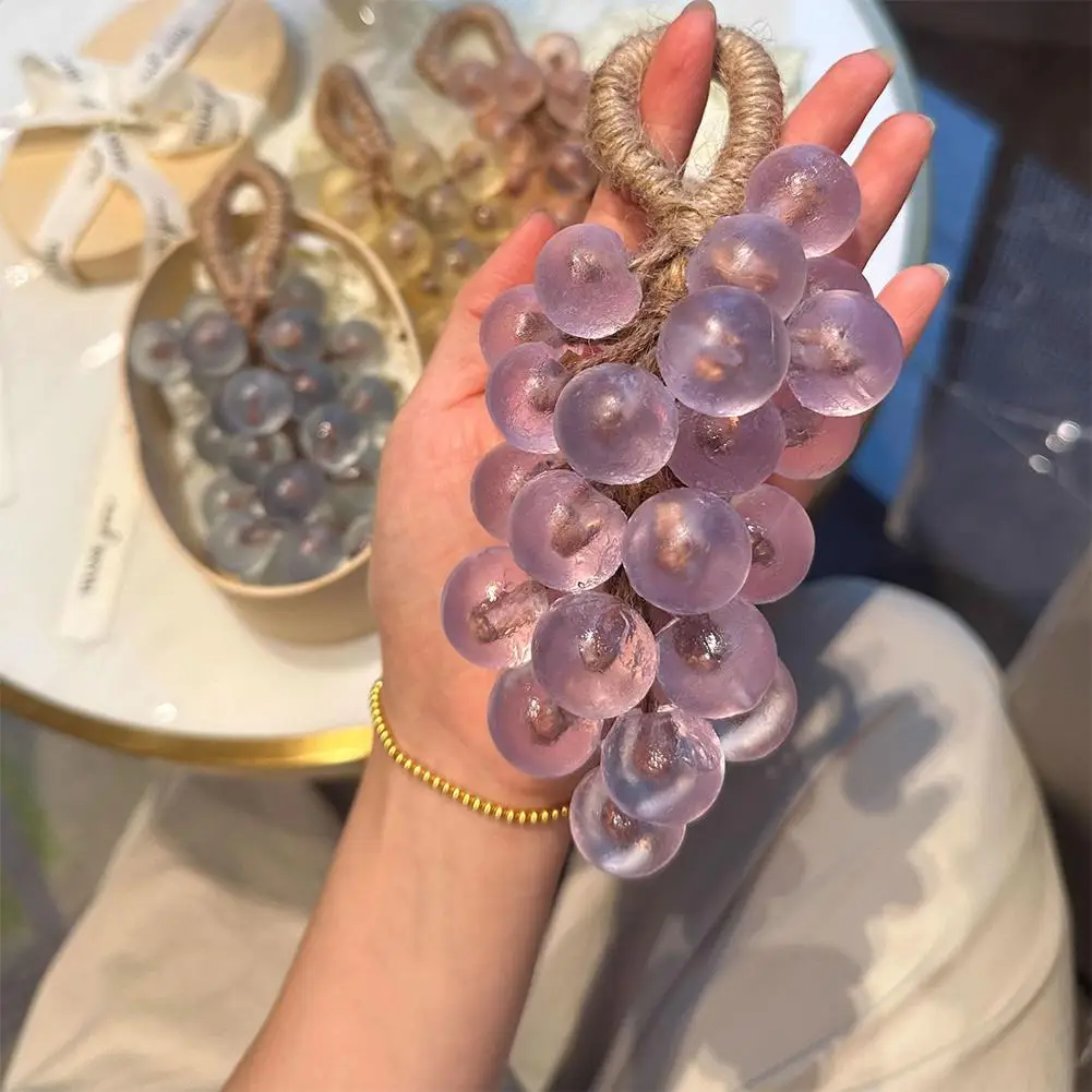 

Grape Soap Realistic Fruit Shape Handmade Soap For Bath And Hand Washing, Long Lasting Fragrance For Home