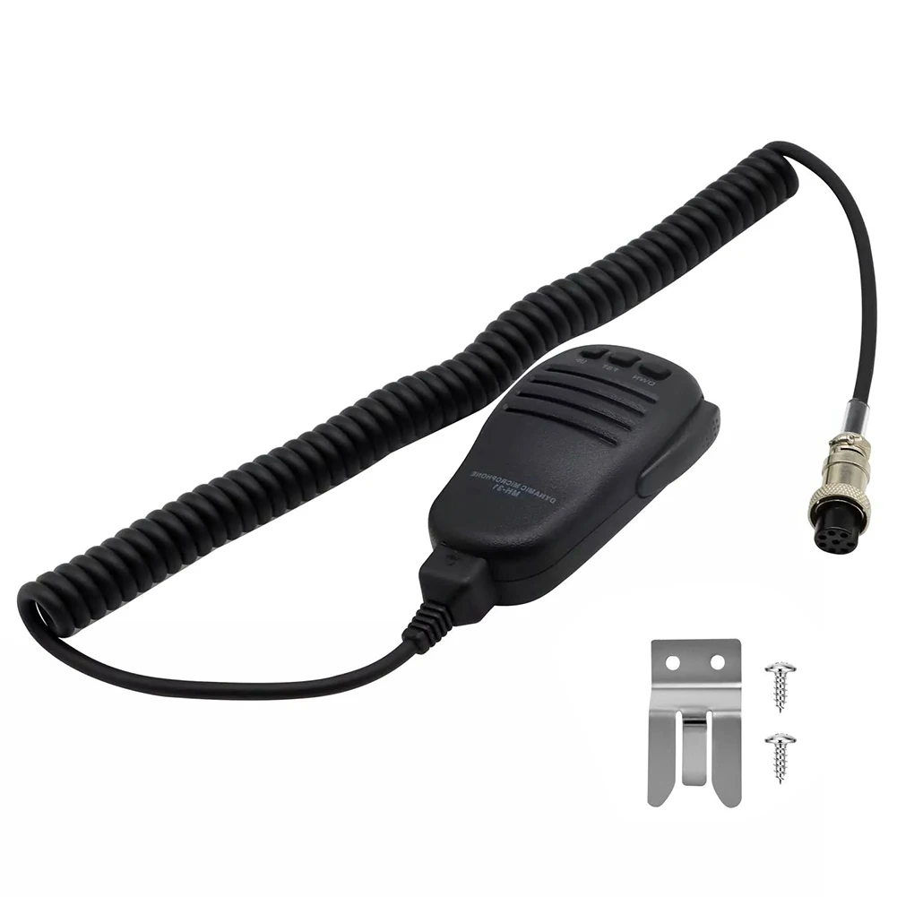 MH-31B8 Handheld Speaker Mic 8-Pin Microphone Fit For Yaesu Walkies Talkie FT-840 FT-990 FT-1000 FTDX1200 FTDX3000D 2Way Radio