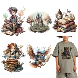 School of Witchcraft and Wizardry Iron on transfer for Children clothing dtf transfers ready to press Heat Transfer Printing