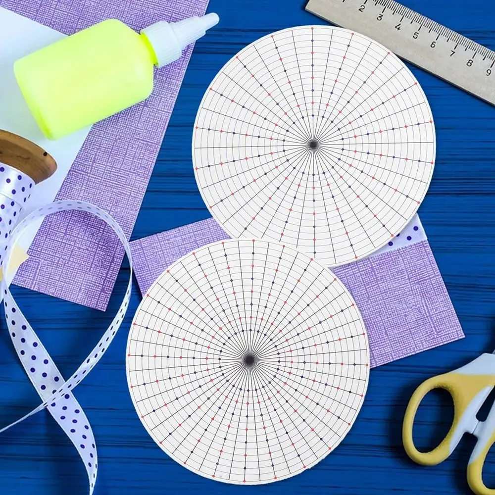 

Reusable Ribbon Pleating Tool Round Circular Dividing Rosette Maker Board Multi-Purpose Large Template Rosette Making Tool