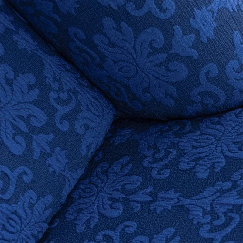 Black Silk Embossed Jacquard Sofa Cover Skirt Style Elastic Sofa Cover Living Room Combination Anti-slip Elastic Sofa Cover