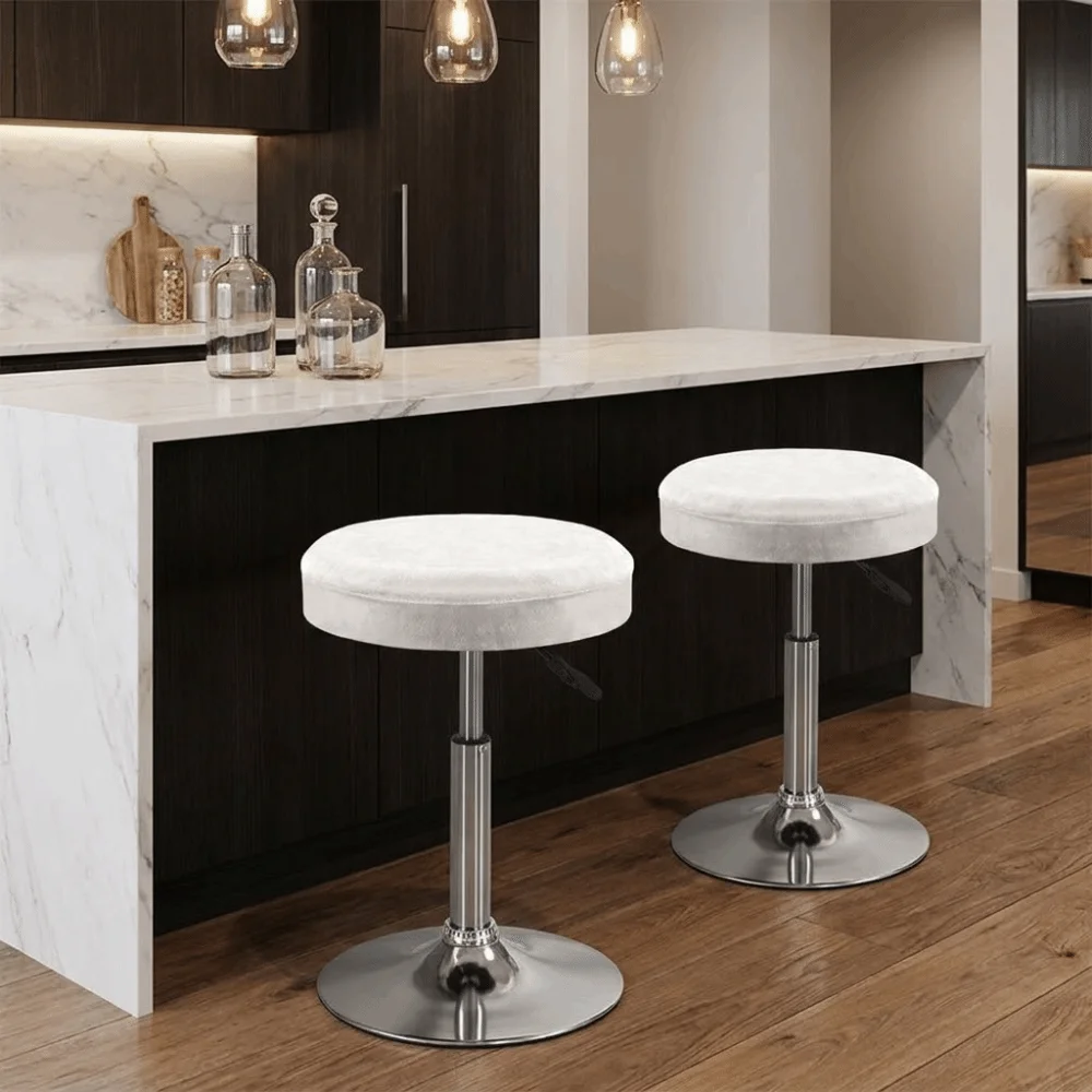Slipcover Washable Thick-fiber chair cover Fitted Elastic Bar Stool Cover Easy Clean Removable Universal Stool Cover Coffee Shop