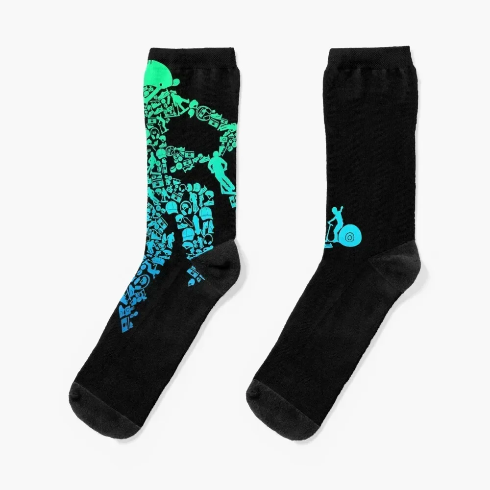 

Scooter Stunt Retro Style Scooter Gift for Boys Youth Kids T-Shirt Socks Argentina fashionable gym Socks Male Women's