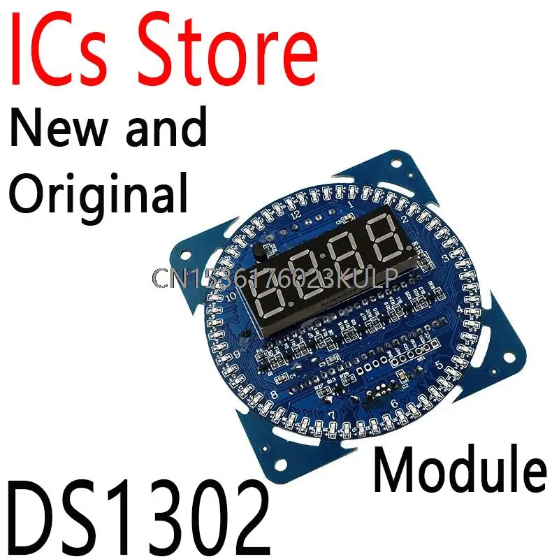 디지털 LED 디스플레이 모듈 알람 전자 디지털 시계, LED 온도 디스플레이 DIY 키트, SCM 학습 보드, 5V 회전 DS1302