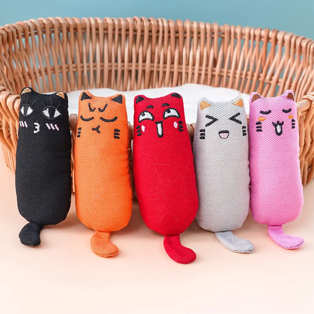 Cat toys, rustling sound, catnip toys, cat products, teething toys for kittens, durable and bite-resistant