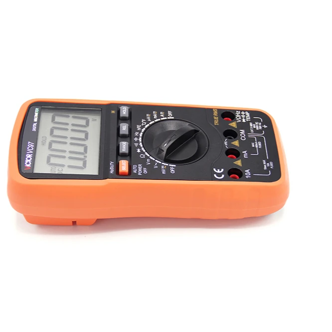 Цифровой мультиметр VC97, мультиметры с автоматическим диапазоном, истинное среднеквадратичное значение,999 отсчетов, цифровой профессиональный цифровой мультиметр