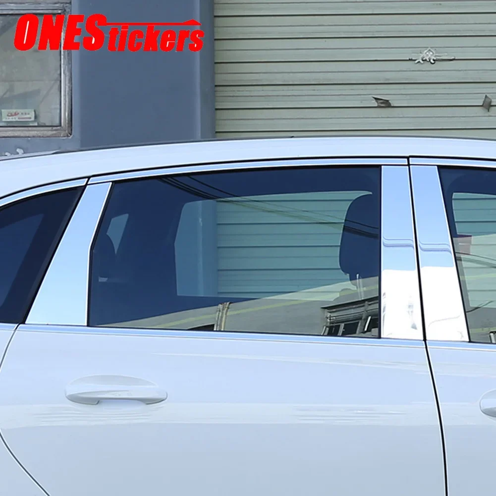 

Для Mercedes Benz B Class W247 B180 B200 B260 2020-2025 автомобильные аксессуары из алюминиевого сплава, окно B C, средняя полоса стойки, накладка