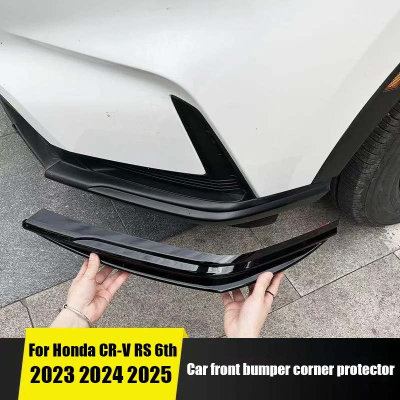 

For Honda CR-V RS 6th 2023 2024 2025 Car front bumper corner protector ABS material exterior protective equipment