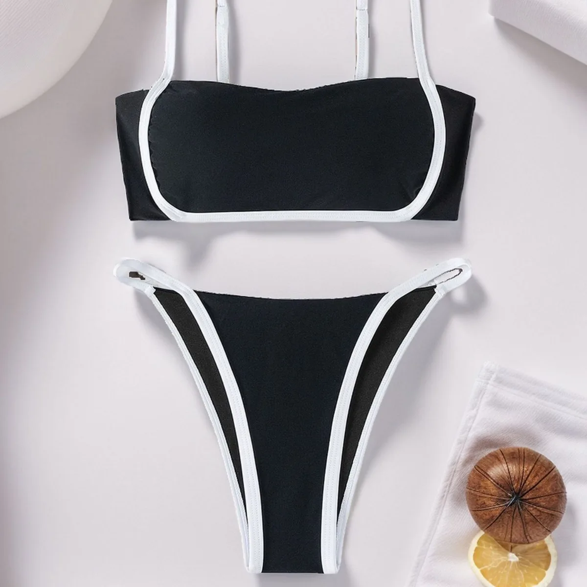 

2024, новый сексуальный разделенный женский пляжный модный элитный купальник бикини для пикантных девушек