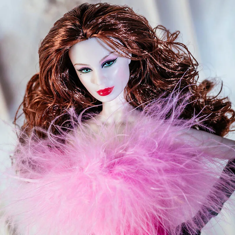 30cm Supermodel Doll Clothe Designer Heartbeat Series Sweet Princess Evening Dress Set For 1/6 BJD FR PP Limited Collector Gifts