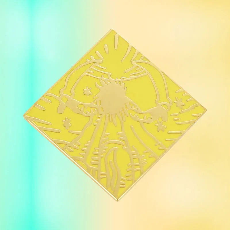 Game Character Make a Powerful Appearance Golden Pin Exquisite Decoration Brooch The top Choice Gift That Everyone Wants Badge