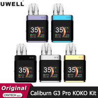 Original Uwell Caliburn G3 Pro KOKO Kit 35W E Cigarette Vape 1250mAh Battery 2.5/3ml Caliburn G3 Pod Cartridge 0.4/0.9ohm Vaper